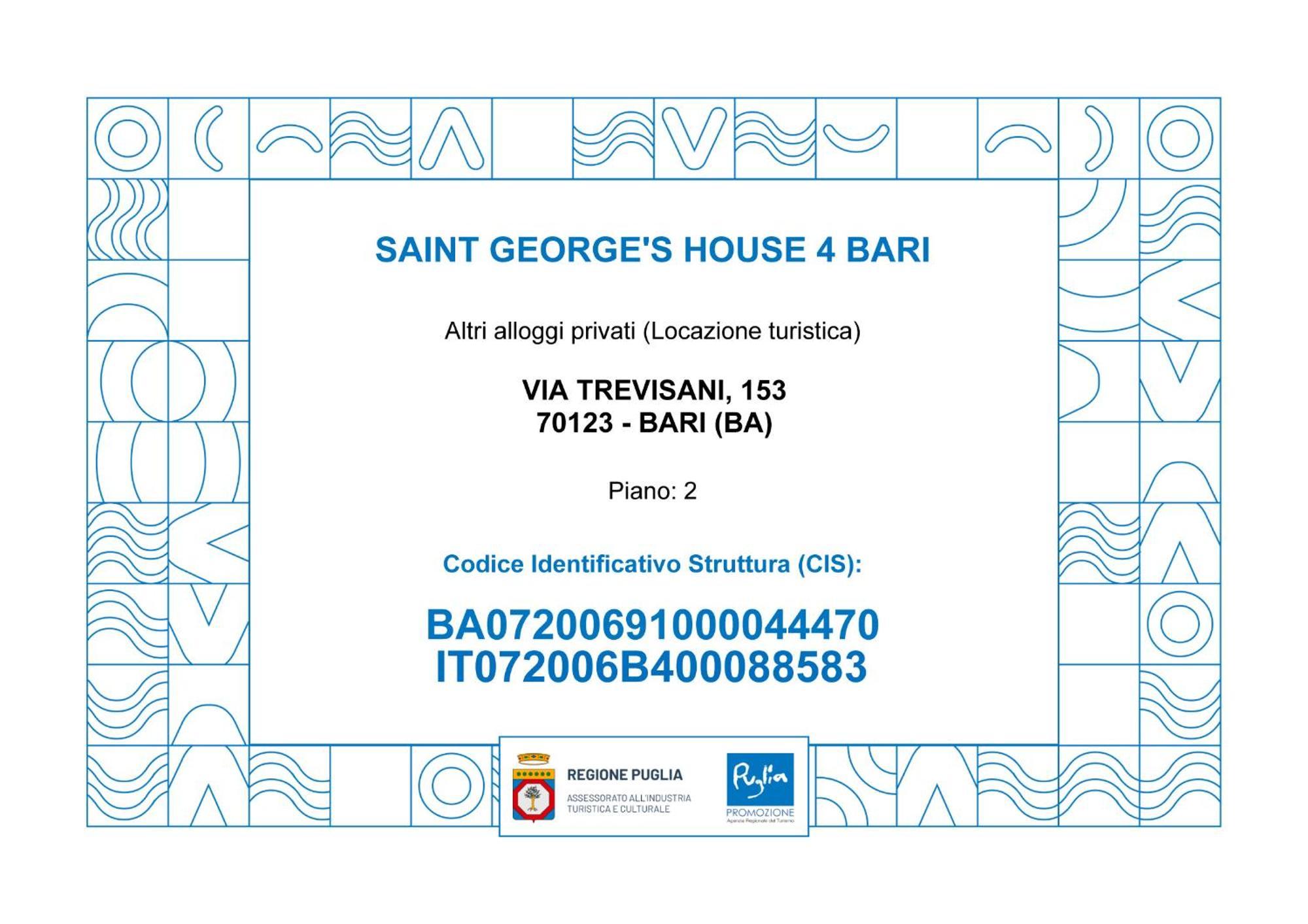 Saint George'S House 4 Bari Lägenhet Exteriör bild